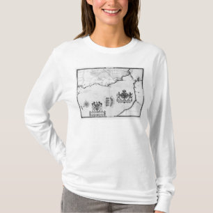 Map No.8 showing the route of the Armada fleet T-Shirt