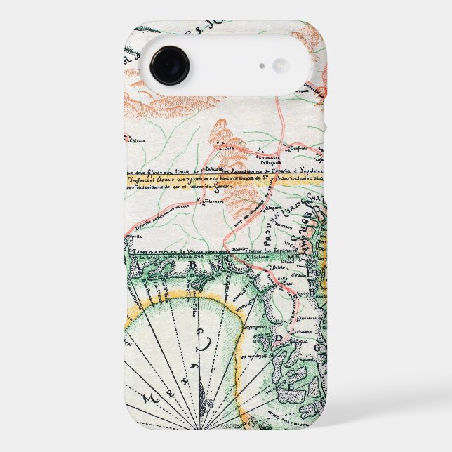 Map: North America, 1742 Case-Mate Samsung Galaxy Case (Back)