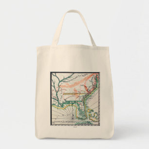 Map: North America, 1742 Tote Bag