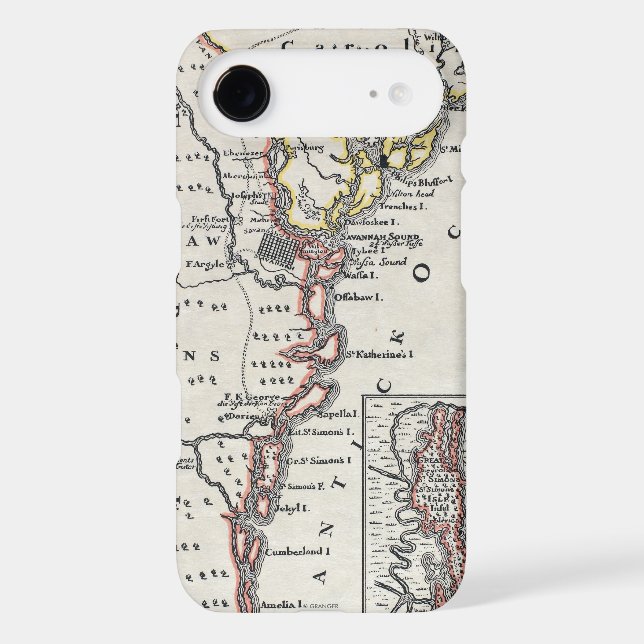 Map: North America, C1700 Case-Mate Samsung Galaxy Case (Back)