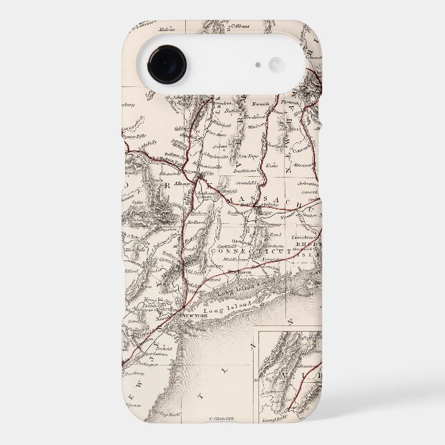Map: Northeast USA Case-Mate Samsung Galaxy Case (Back)