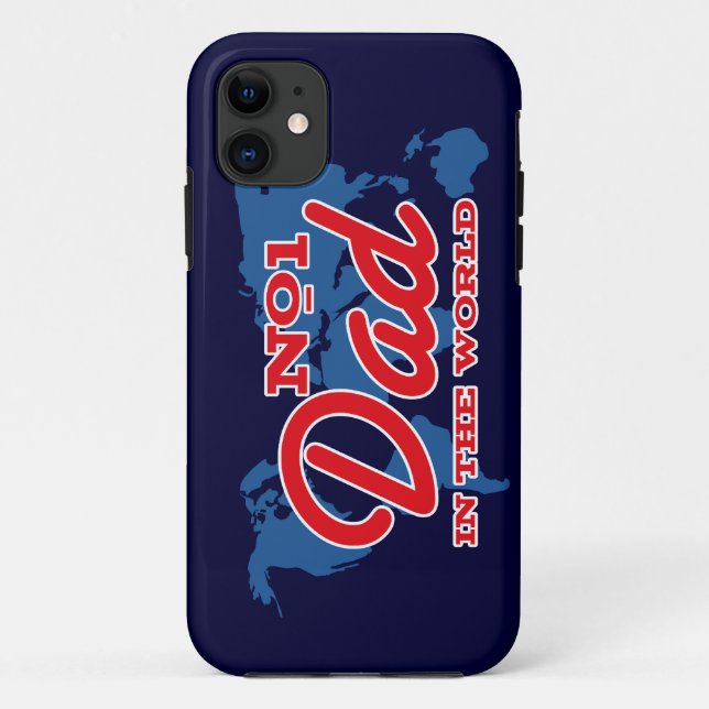 Map Number 1 Dad Case-Mate iPhone Case (Back)