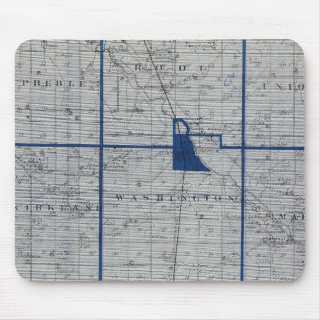 Map of Adams County Mouse Pad (Front)
