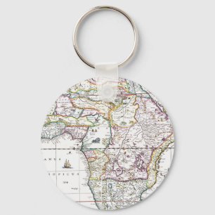 Map of Africa 1696 Key Ring