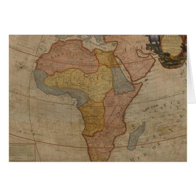 Map of Africa | 1700 (Front Horizontal)