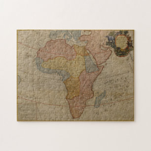 Map of Africa   1700 Jigsaw Puzzle