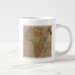 Map of Africa 1700 Large Coffee Mug