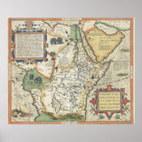 Map of Africa and the Arabian Peninsula