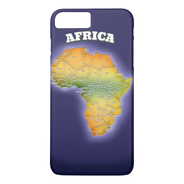 Map of africa Case-Mate iPhone case (Back)