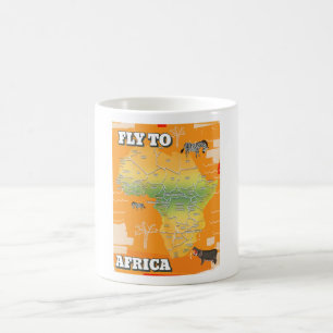 Map of africa coffee mug