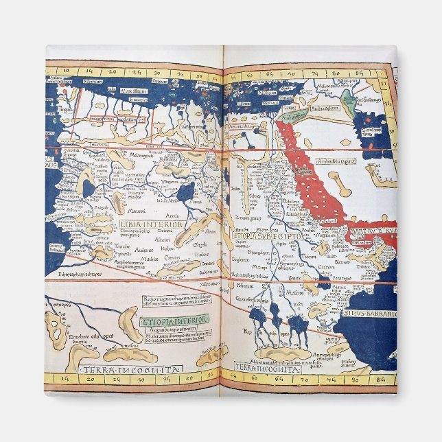 Map of Africa Magnet (Front)