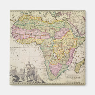 Map of Africa Magnet