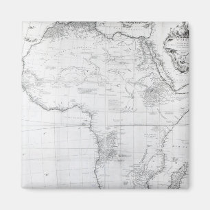 Map of Africa Magnet