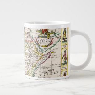 Map of Africa Nova Africa Large Coffee Mug