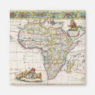 Map of Africa Nova Africa Magnet