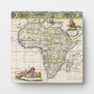 Map of Africa Nova Africa Plaque
