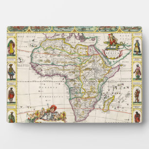 Map of Africa Nova Africa Plaque
