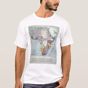 Map of Africa showing Treaty Boundaries, 1891 T-Shirt