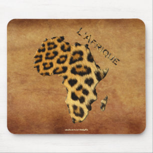 Map of Africa, The Dark Continent Mouse Pad