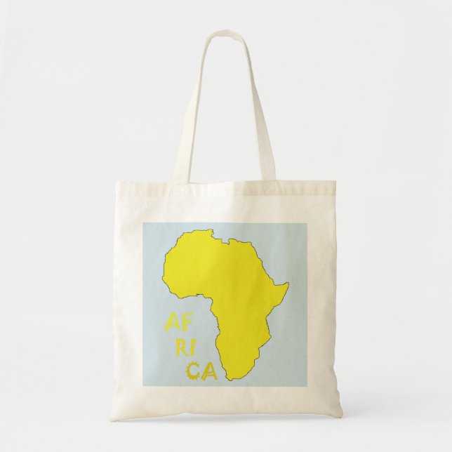 Map of Africa Tote Bag (Front)