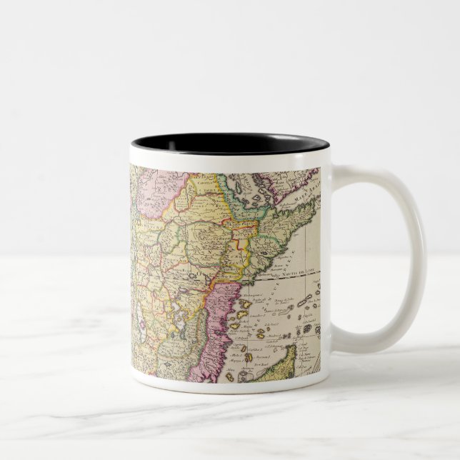 Map of Africa Two-Tone Coffee Mug (Right)