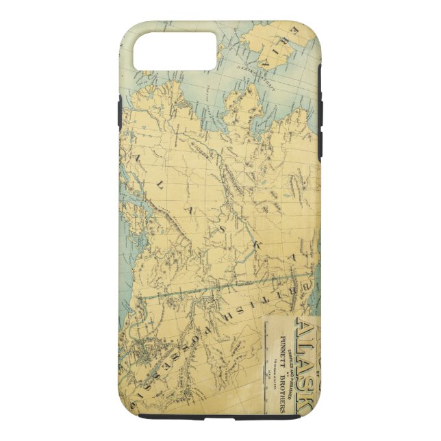 Map Of Alaska Case-Mate iPhone Case (Back)