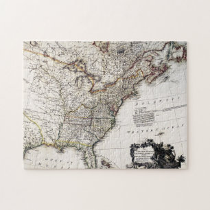 MAP OF AMERICA, 1809 JIGSAW PUZZLE