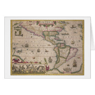 Map of America, from the Mercator 'Atlas', pub. by