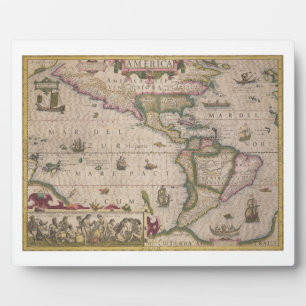 Map of America, from the Mercator 'Atlas', pub. by Plaque