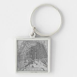 Map of Amsterdam, 1662 Key Ring