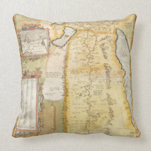 Map of Ancient Egypt, 1584 Cushion