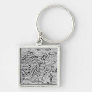 Map of Ancient Rome Key Ring