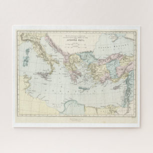 Map of Apostle Paul's Missionary Journeys Jigsaw Puzzle
