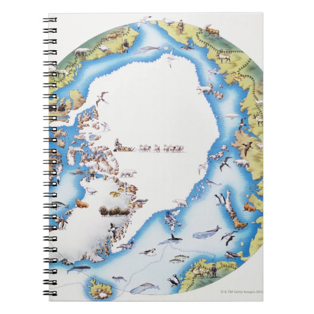 Map of Arctic Notebook (Front)