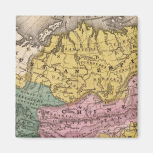 Map of Asia Magnet