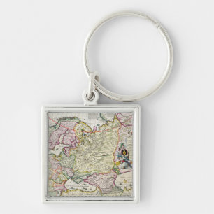 Map of Asia Minor Key Ring