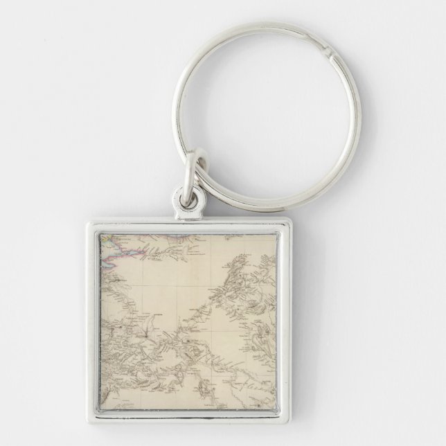 Map of Asia Minor Key Ring (Front)