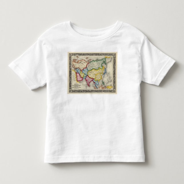 Map Of Asia Toddler T-Shirt (Front)