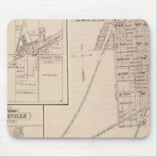 Map of Auburn, De Kalb Co Mouse Pad