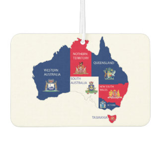Map of Australia Car Air Freshener