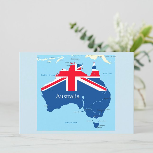 Map of Australia Invitations (Creator Uploaded)