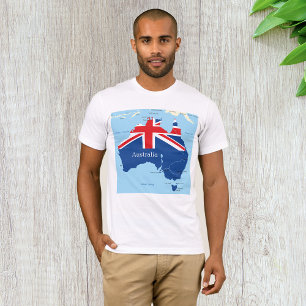 Map Of Australia Mens T-Shirt
