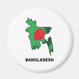 Map Of Bangladesh Magnet