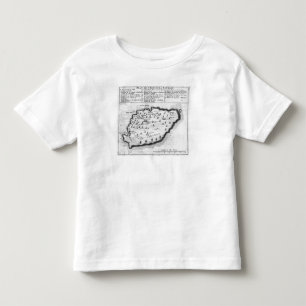 Map of Barbados Toddler T-Shirt