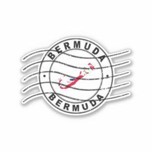 Map of Bermuda, Postal Passport Stamp