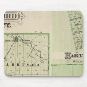 Map of Blackford County with Montpelier Mouse Pad