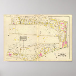 Map of Boston 5 Poster