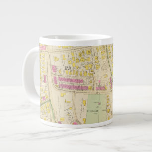 Map of Boston 7 Large Coffee Mug