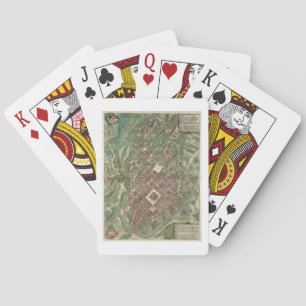 Map of Bratislava, from 'Civitates Orbis Terrarum' Playing Cards