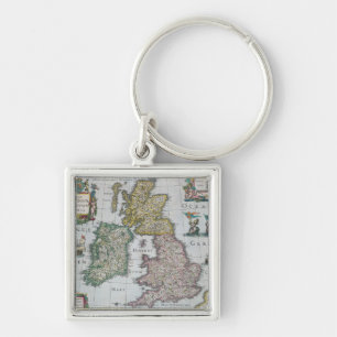 Map of Britain 1631 Key Ring